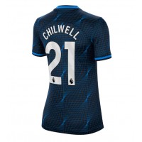 Echipament fotbal Chelsea Ben Chilwell #21 Tricou Deplasare 2023-24 pentru femei maneca scurta